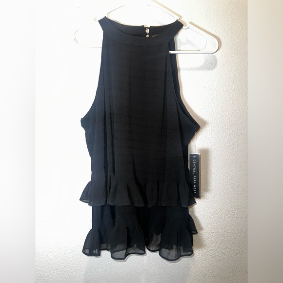 REVOLVE Central Park West Jane Halter Top in Black Size Small NWT - Picture 3 of 8